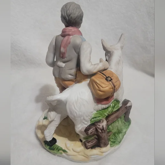 Vintage Old Man and Donkey Figurine - Picture 5 of 5
